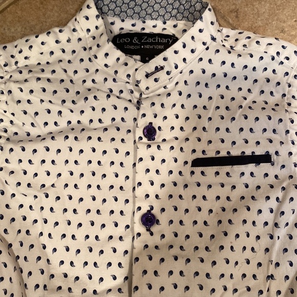 Also & Zachary boys button down shirt size 6 - Picture 2 of 5